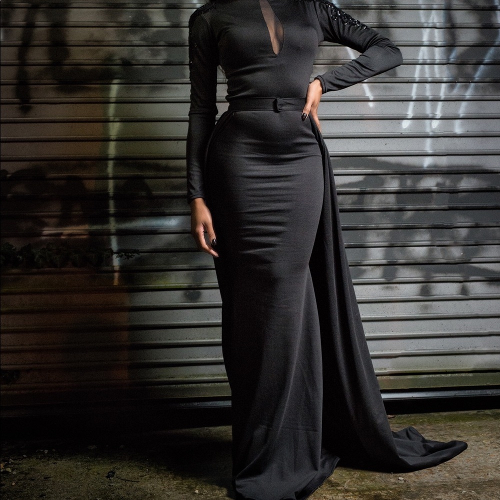 Black gown